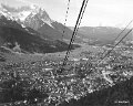 Garmisch as seen from Zugspitze cable car